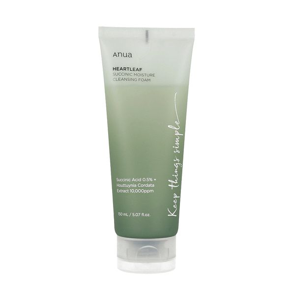 Anua Heartleaf Succinic Moisture Cleansing Foam (150ml)