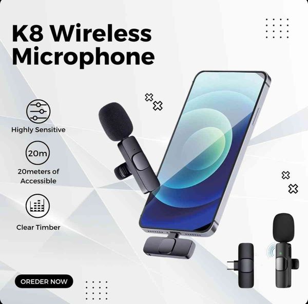 K8 Wireless Microphone Type C – K8 মাইক্রোফোন