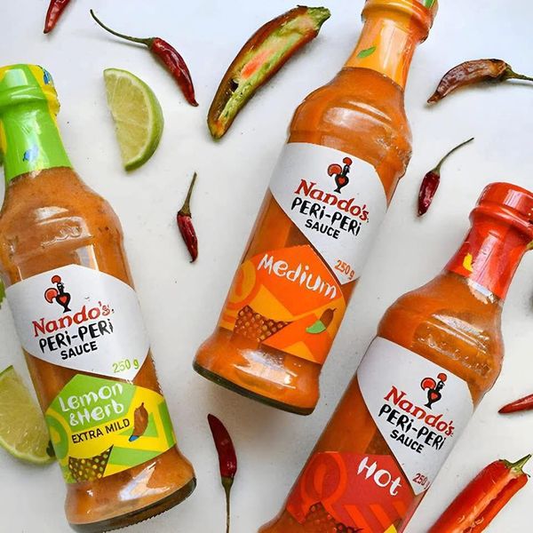Nando’s PERi-PERi Sauces – 250g Bottles (Imported)
