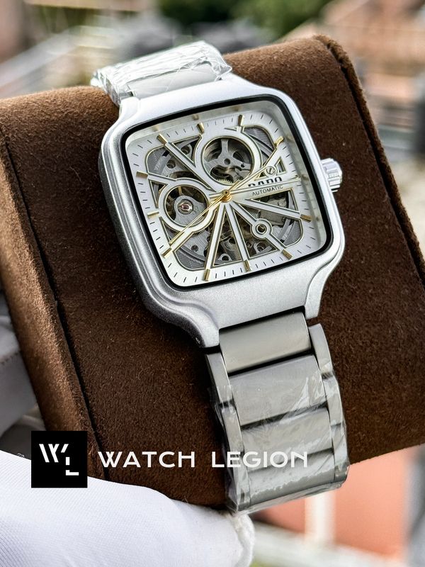 RADO TRUE SQUARE AUTO SILVER BODY WHITE DIAL