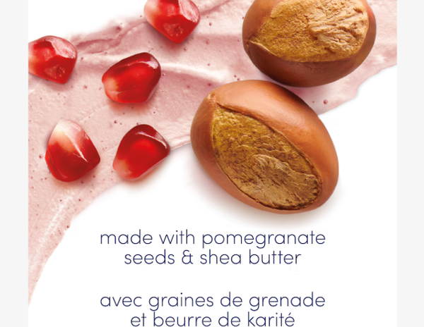 Dove Body Polish Exfoliating Scrub, Moisturizing Shea Butter and Pomegranate Seeds, 298ml - Image 3