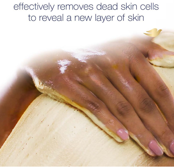 Dove Exfoliating Body Polish Scrub for Dry Skin with Crushed Almond and Mango Butter, 298g - Image 3
