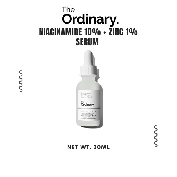 The Ordinary Niacinamide 10% + Zinc 1% Serum – 30ml