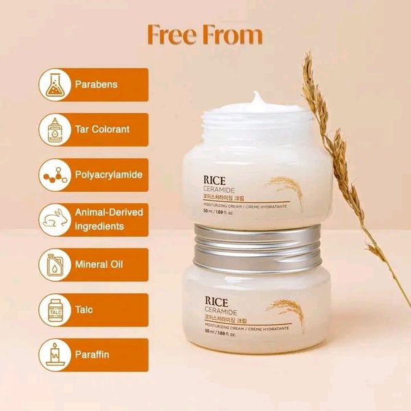 The face shop rice ceramide moisturizing cream