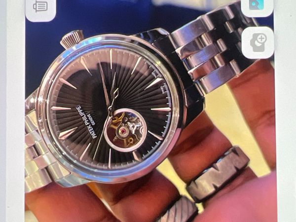 Patek Philippe Chain AAA Black Dial Open Heart
