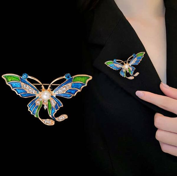 Colorful Butterfly Brooch