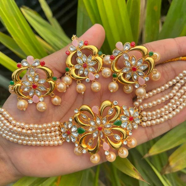 Indian Jodhpuri Jewelry Set
