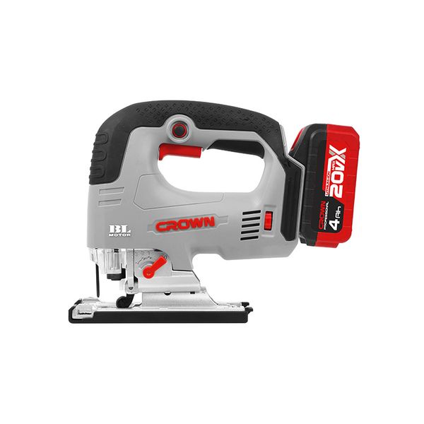 CROWN Professional Cordless Jigsaw ( without Battery & Charger ), 20V, 4.0Ah, 26mm; CT25003HX