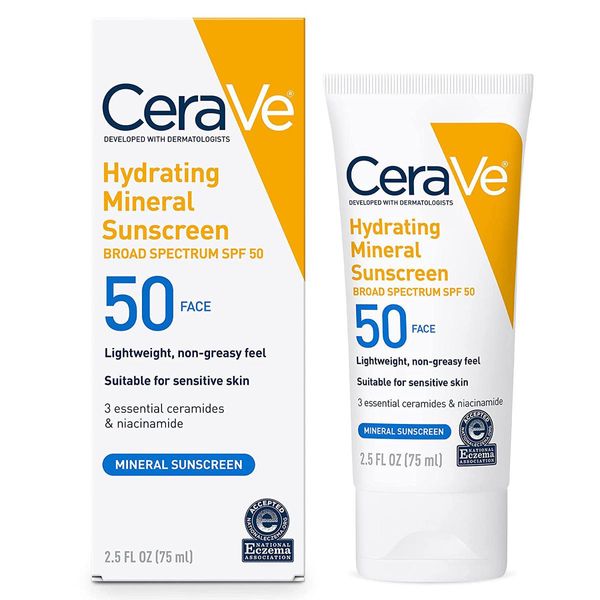Hydrating Mineral Sunscreen SPF 50 Face Lotion