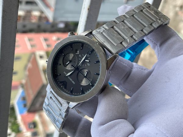 Armani CH Matt Silver Grey Dial