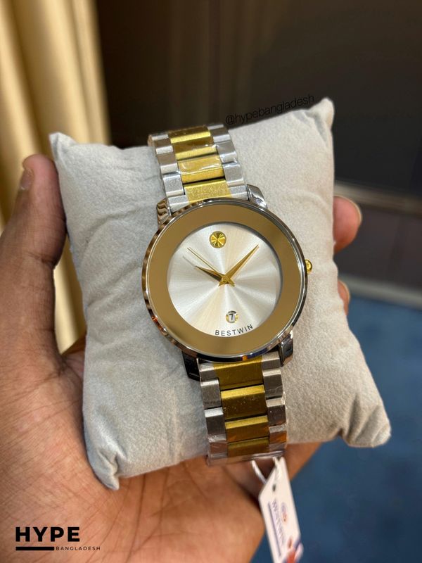 Bestwin BW163 Stainless Steel Watch (White Dial)