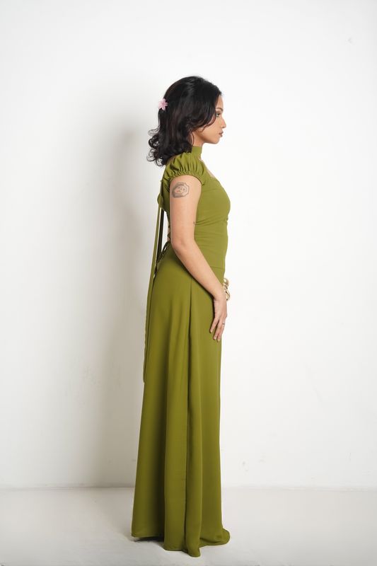 Moss'd Up Dress - Image 4