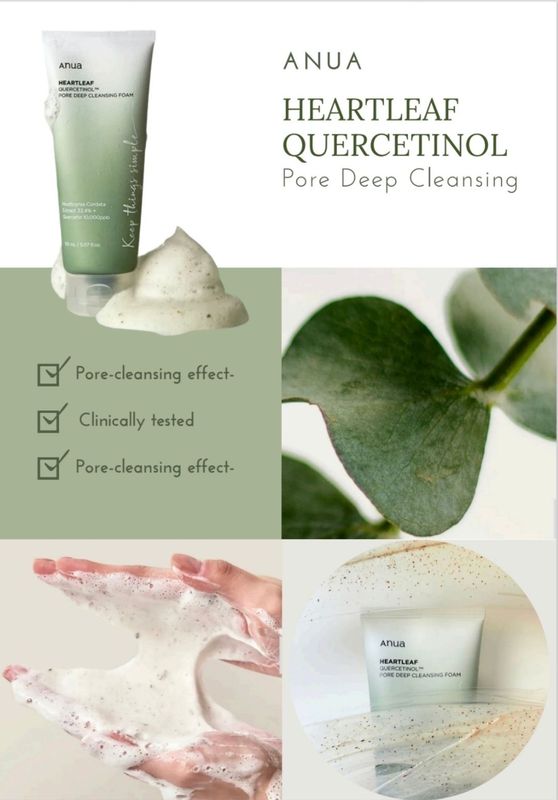 ANUA Heart Leaf Quercetinol Pore Deep Cleansing Foam 150ml - Image 8