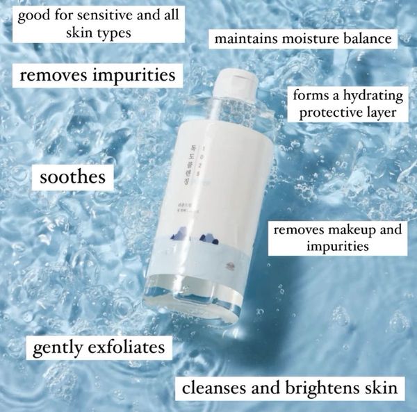 ROUND LAB Dokdo Toner Exfoliating Hydrating Toner 100ml - Image 4