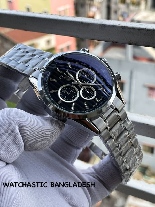 Tag Chain 1969 Full Silver Black Dial