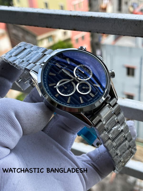 Tag Chain 1969 Full Silver Blue Dial