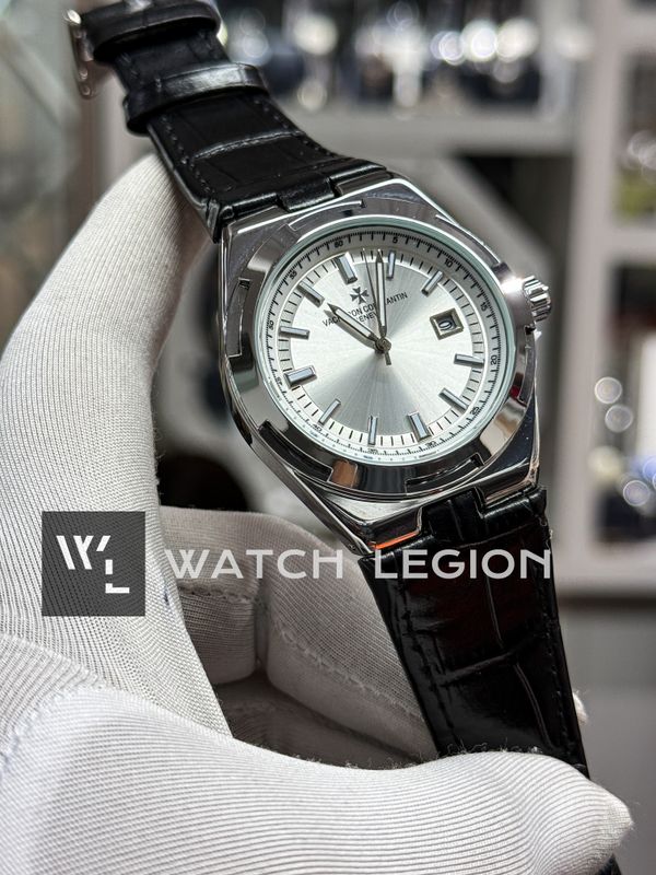 VACHERON CONSTANTIN BLACK BELT SILVER CASE WHITE DIAL