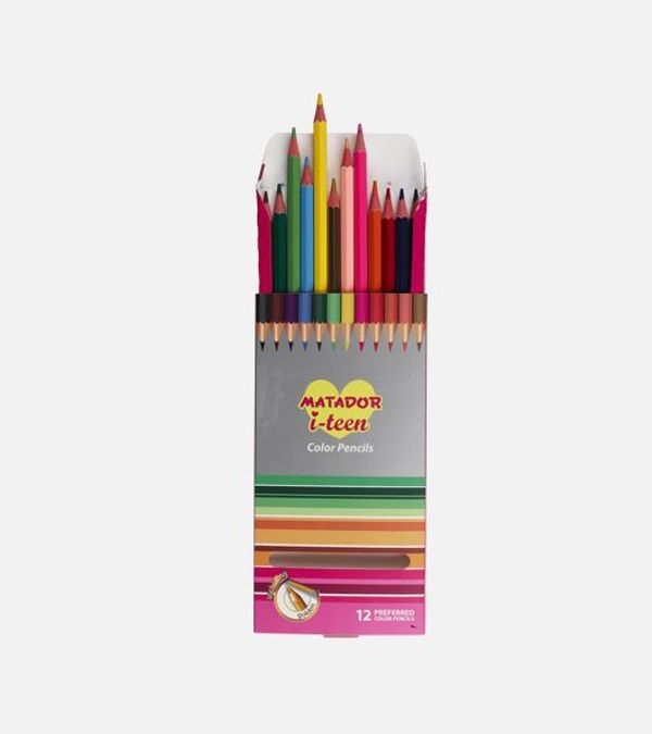 Matador i-teen Color Pencil 12 pcs (Large)