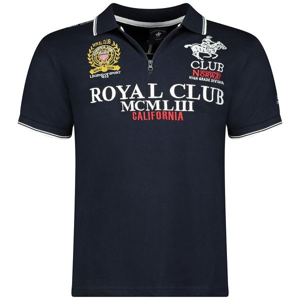Men's Short Sleeve Polo Navy