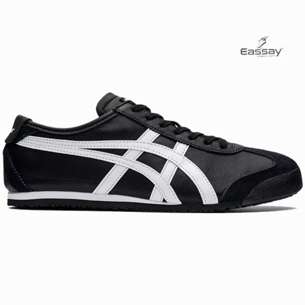 Onitsuka Tiger Mexico 66 in Black with White Step