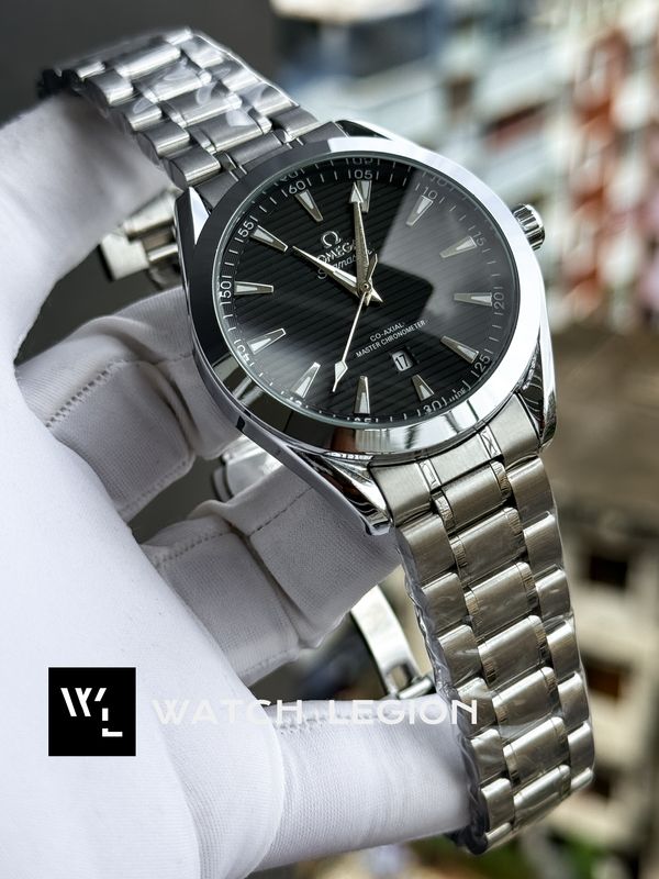 OMEGA AQUA TERRA BLACK DIAL