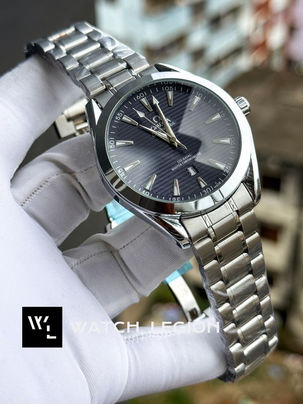 OMEGA AQUA TERRA BLUE DIAL
