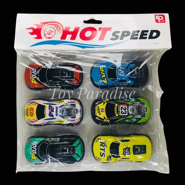 6pcs Hot Speed Car