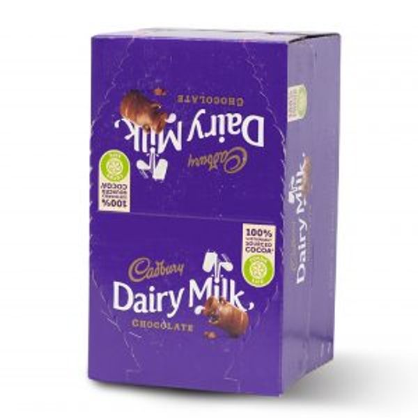 Cadbury Dairy Milk Chocolate Bar 6.6g 5rs Box (Pack of 72) INDIAN