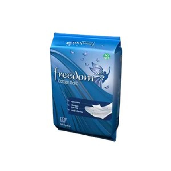 Freedom Cotton Soft Belt System Senitary Napkin 10Pads