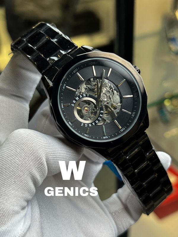 Armani Exchange Auto Chain Full Black