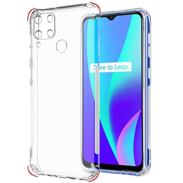 Realme C15 Soft Silicone Transparent Back Cover