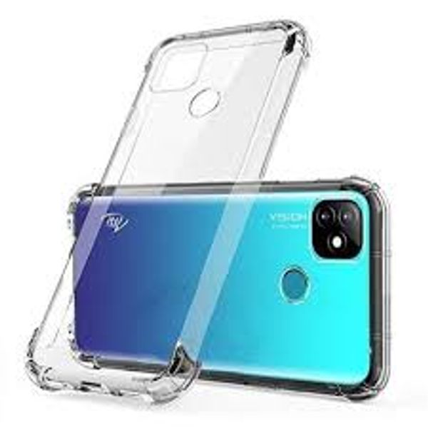 Itel Vision 1 Plus Soft Silicone Transparent Back Cover