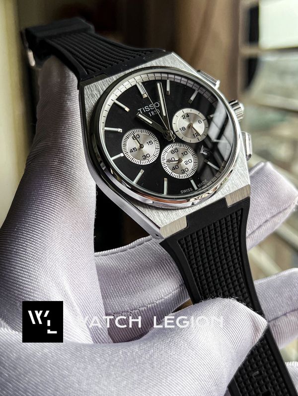 TISSOT PRX FIBER BELT BLACK AND WHITE