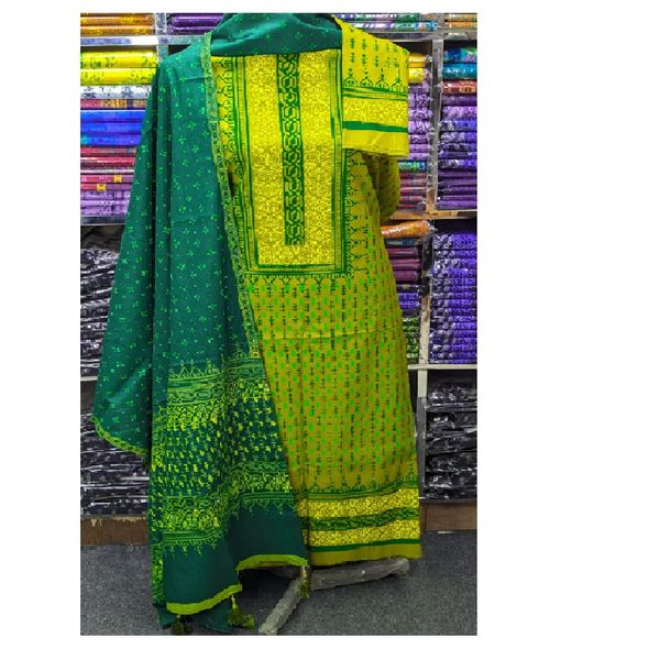 New Exclushive Collection High Qualitiey Cotton Printed Three Piece