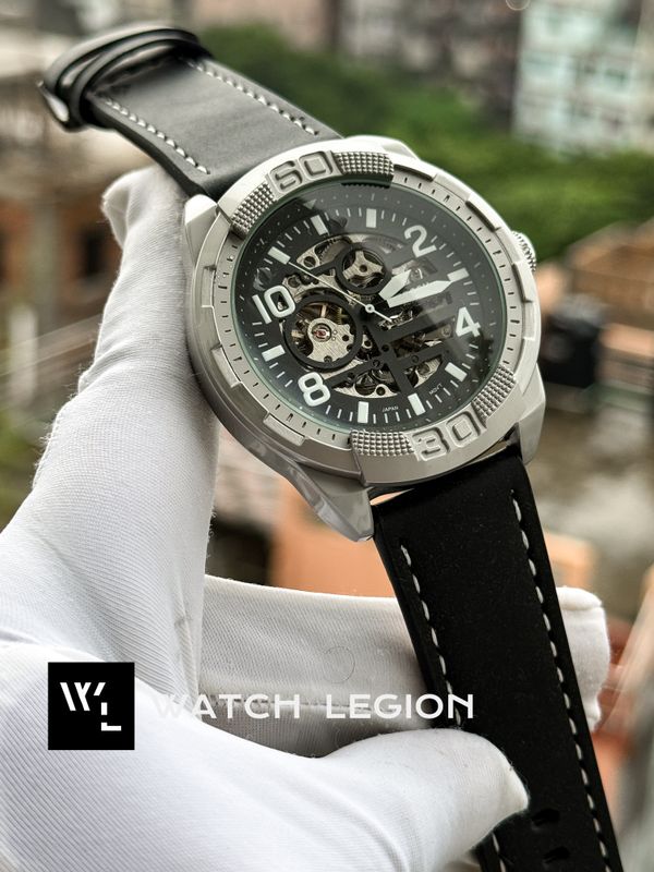 FOSSIL AUTO BLACK BELT NUMBER DIGITS
