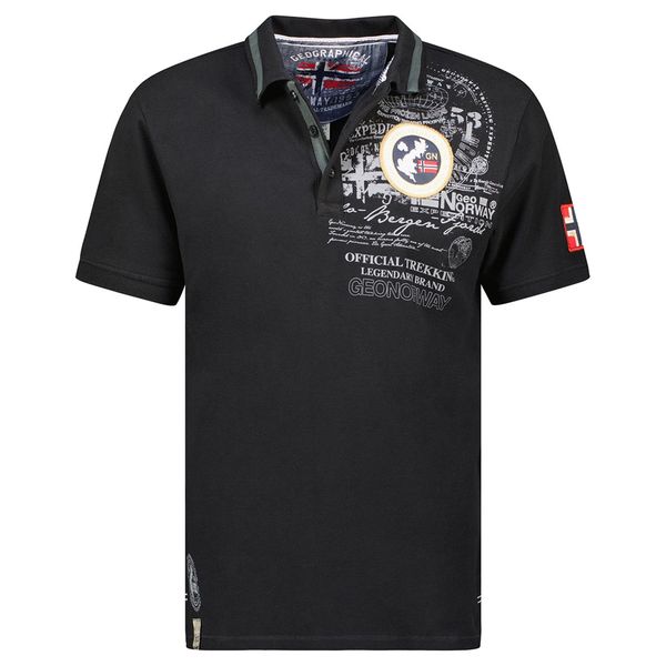 Men - Polo Short Sleeve 100% Cotton Black