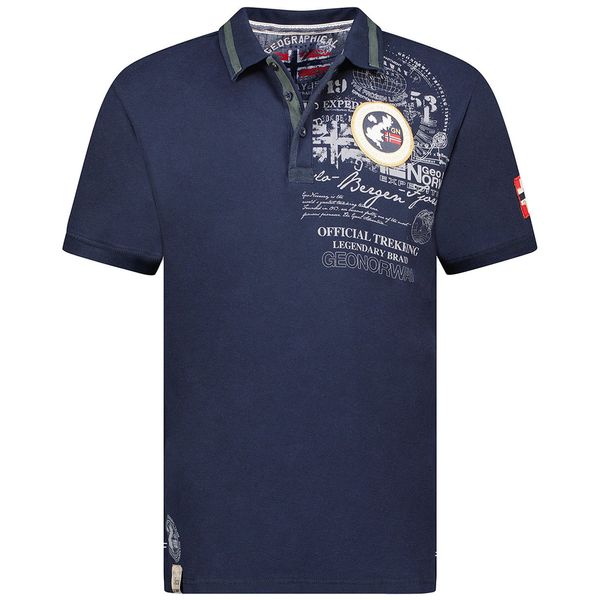 Man - Polo Short Sleeve 100% Cotton Navy