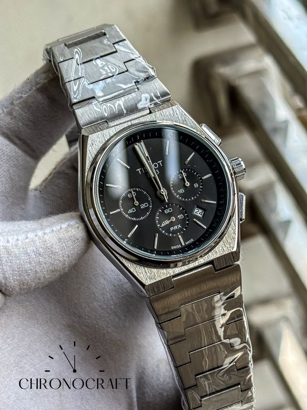 Tissot PRX Chronograph Black AA
