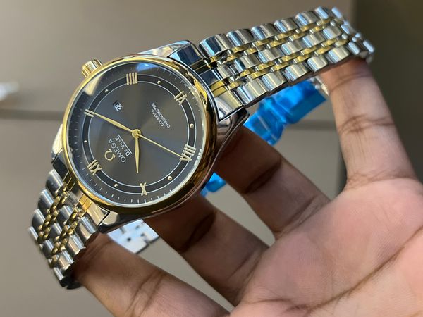 OMEGA DE VILLE TWO TONE