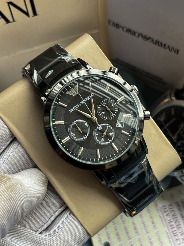 Emporio Armani Black Dial Black Body Chain AA Grade