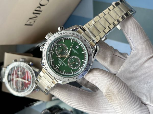 OMEGA 57 Chain Green Dial Semi AAA
