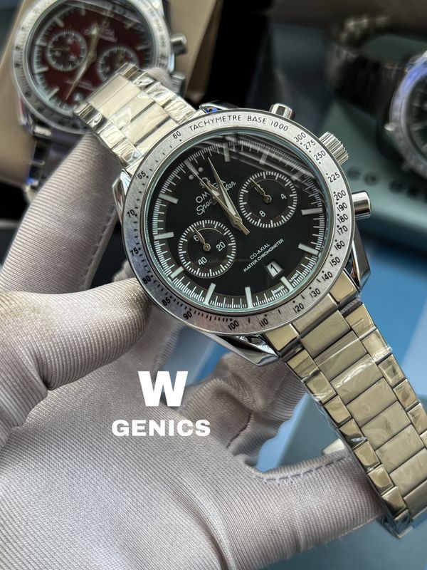 Omega 57 Chain Black Dial Semi AAA