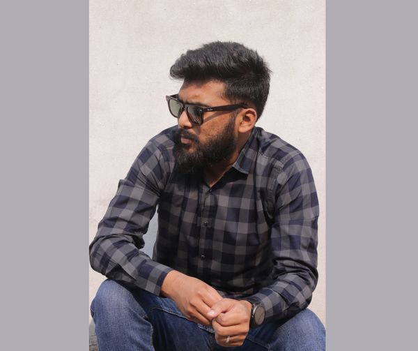 Men Long Sleeve Shirts Dark Ash