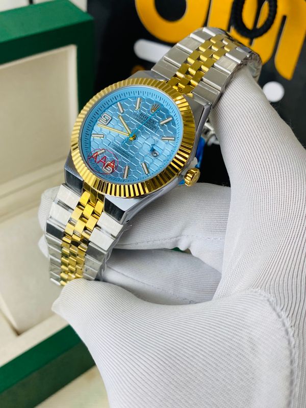 Rolex Land-Dweller watch || Tiffany Two color chain