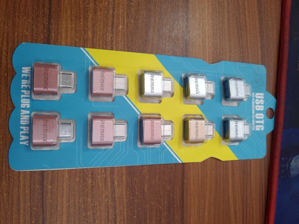 Remax Type-C OTG Adapter for Phones & Devices - Compact & Fast