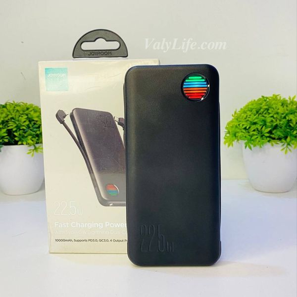 Joyroom JR-L015 22.5W 10000mAh Power Bank with Dual Cables
