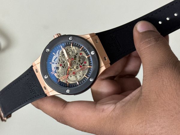 HUBLOT AUTO BLACK BELT TWO TONE CASE