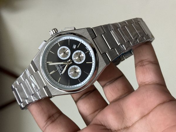 TISSOT PRX CHAIN CHRONOGRAPH BLACK DIAL