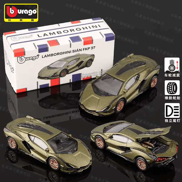 Bburago 1:64 Lamborghini SIAN FKP 37 Diecast Model Car