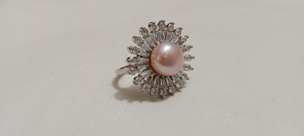 Pearl Adjustable Finger Ring